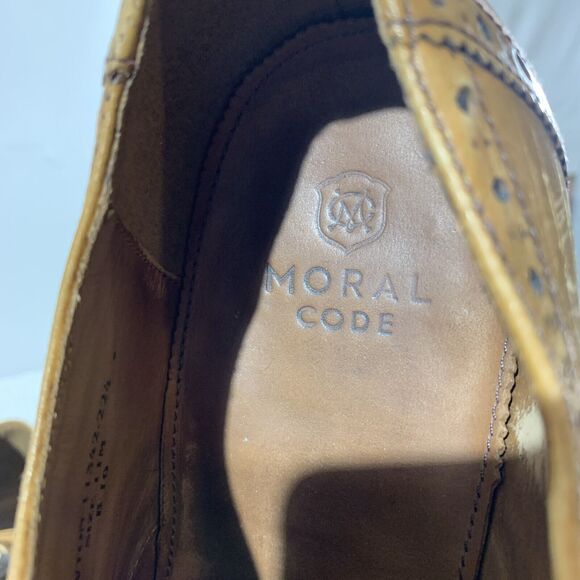 Moral Code Newton Cap Toe Oak Derby Dress Shoe Men’s 11 Oxfords - Picture 8 of 9